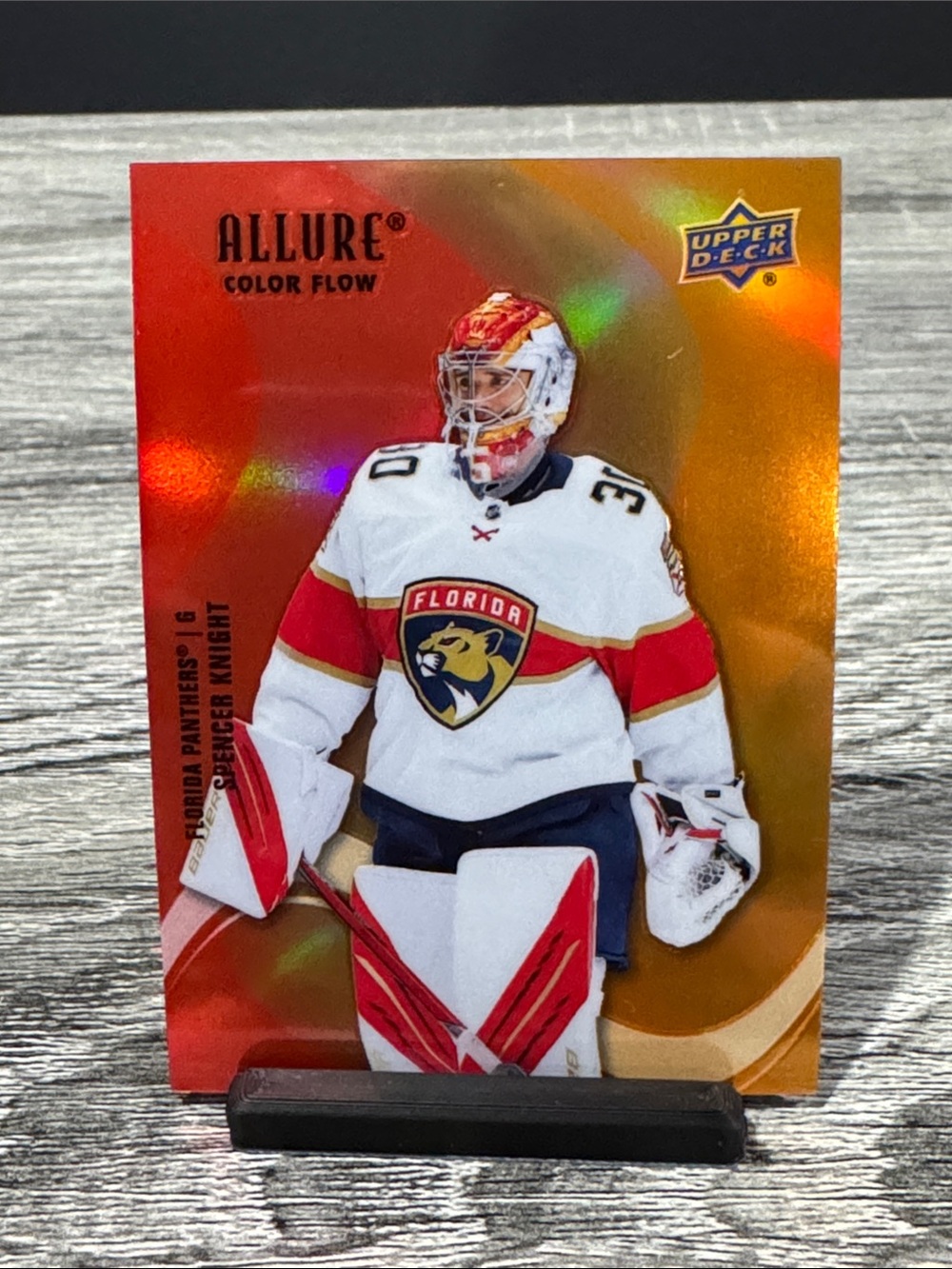 2022-23 UD Allure (Color Flow) #SF-33: Florida Panthers: Spencer Knight - Card